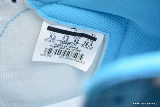 Rep Husky Jordan High OG Air 555088-117 Retro 1 'UNC' 0420